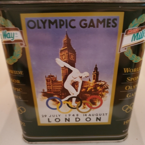 Vintage Mars Milky Way 1992 Olympic Games Collectible Tin Sponsor EMPTY - Picture 4 of 7
